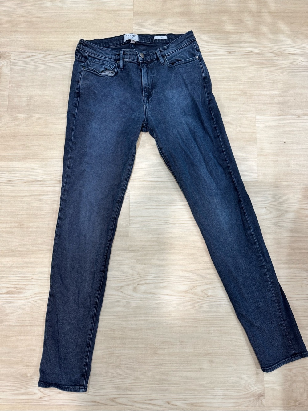 Frame Denim Men’s Dark Indigo Skinny Jeans 31x32